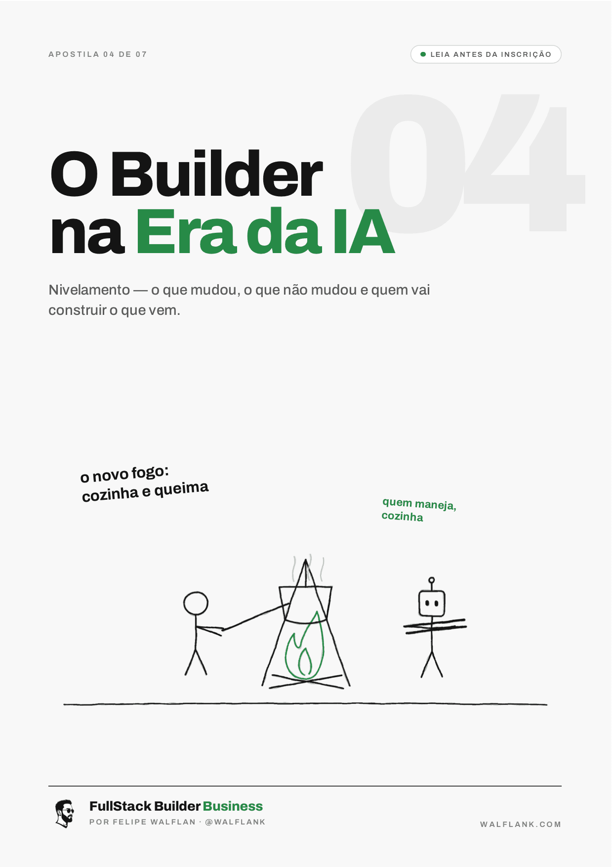 Capa da Apostila 04 — O Builder na Era da IA